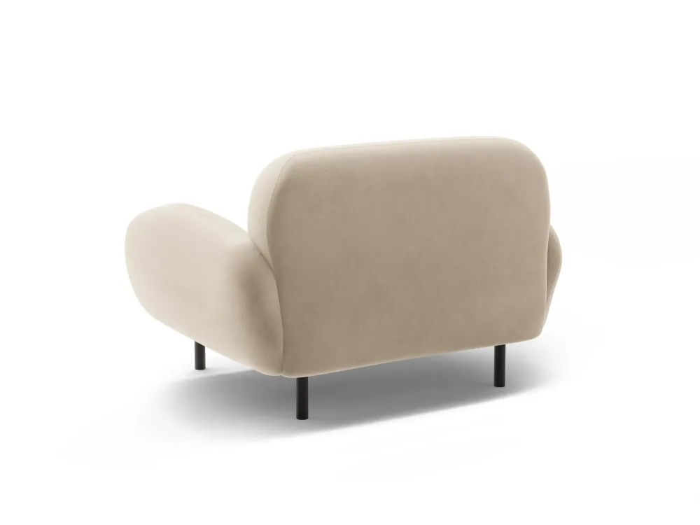 Samt Sessel POPPY ecru