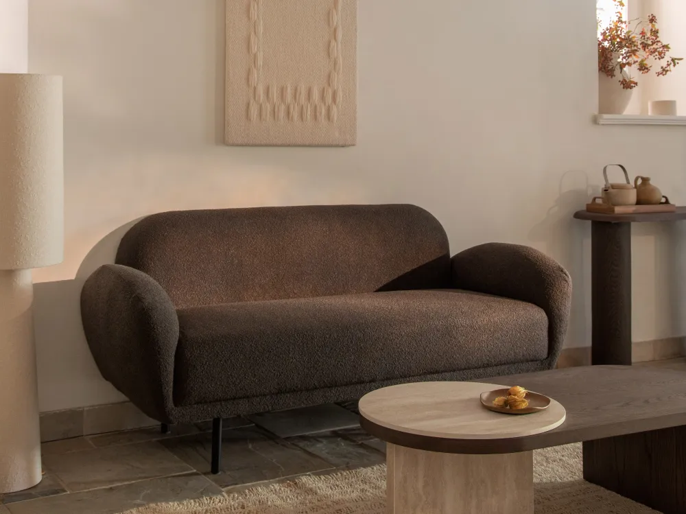 Samt-Sessel POPPY hellblau