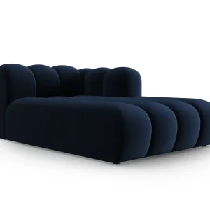 Samt-Sessel rechts LUPINE Marineblau