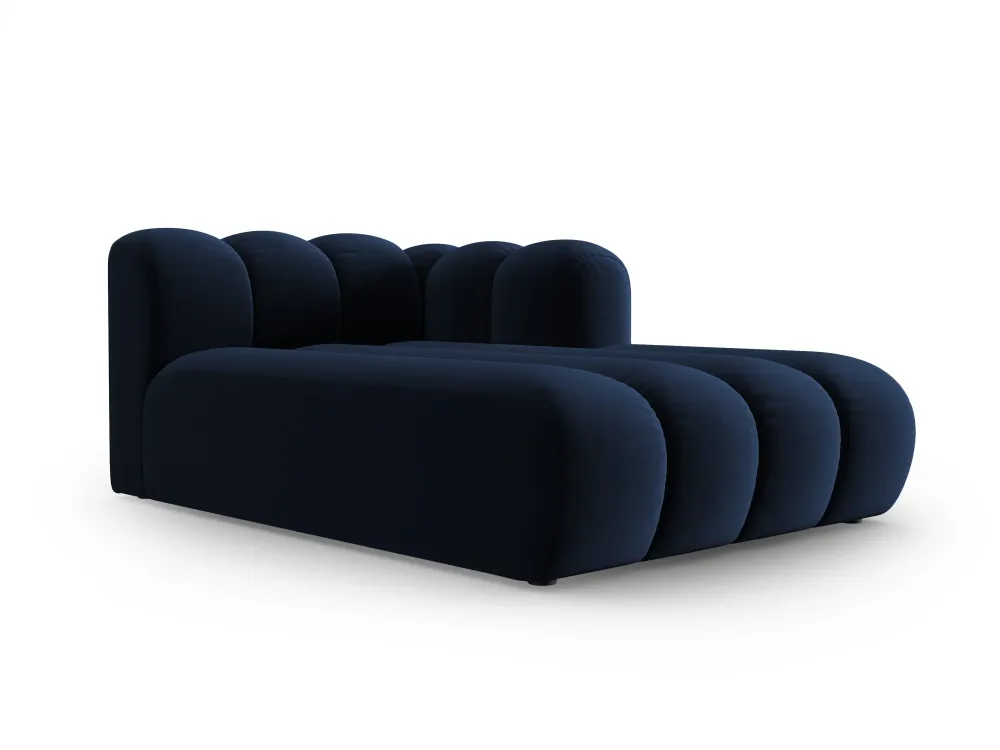 Samt-Sessel rechts LUPINE Marineblau