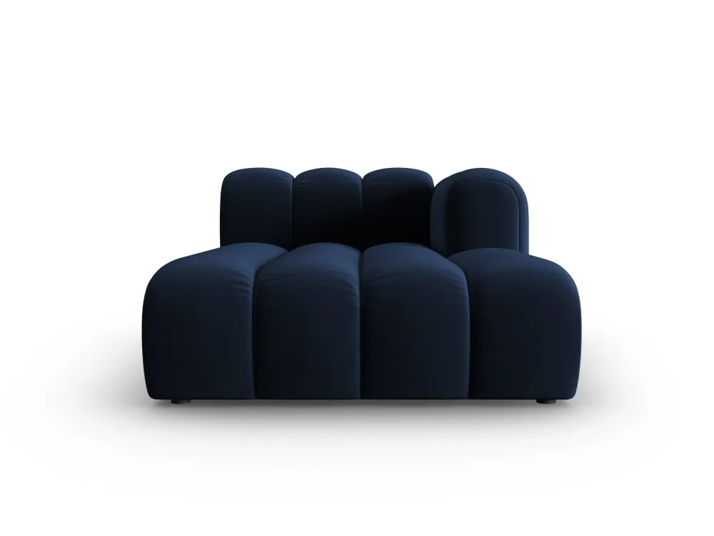 Samt-Sessel rechts LUPINE Marineblau