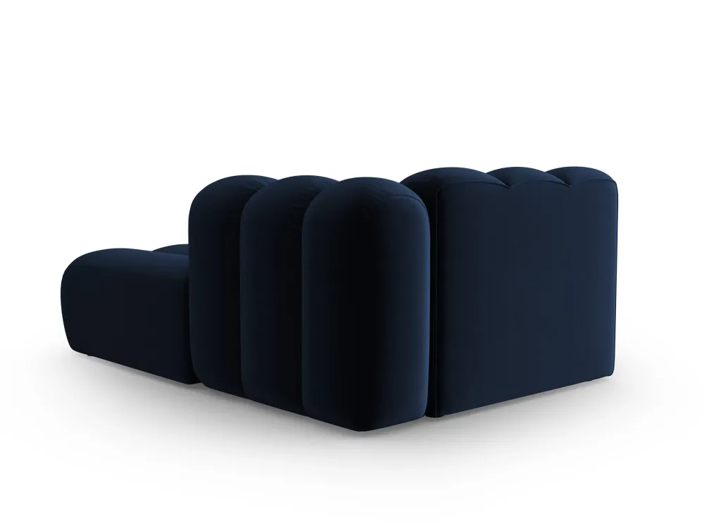 Samt-Sessel rechts LUPINE Marineblau