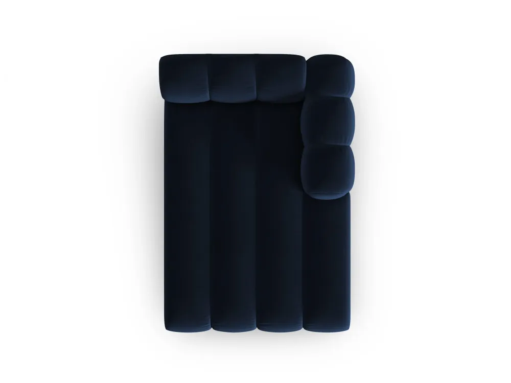 Samt-Sessel rechts LUPINE Marineblau