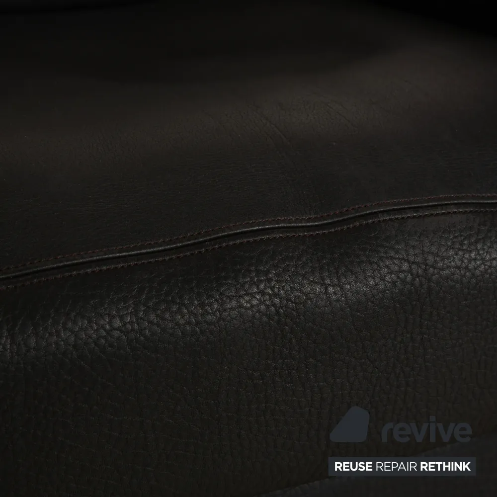 de Sede DS-270 Leder Sessel Schwarz Schiefer