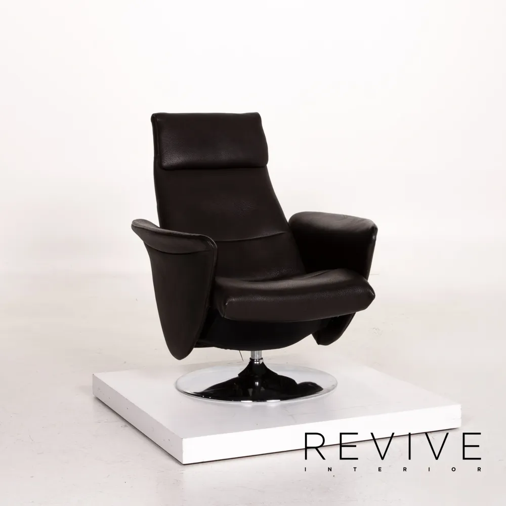 de Sede Leder Sessel Dunkelbraun Braun Funktion Relaxfunktion Relaxsessel #14097