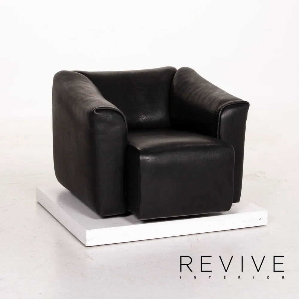 de Sede DS 47 Leder Sessel Schwarz #14552