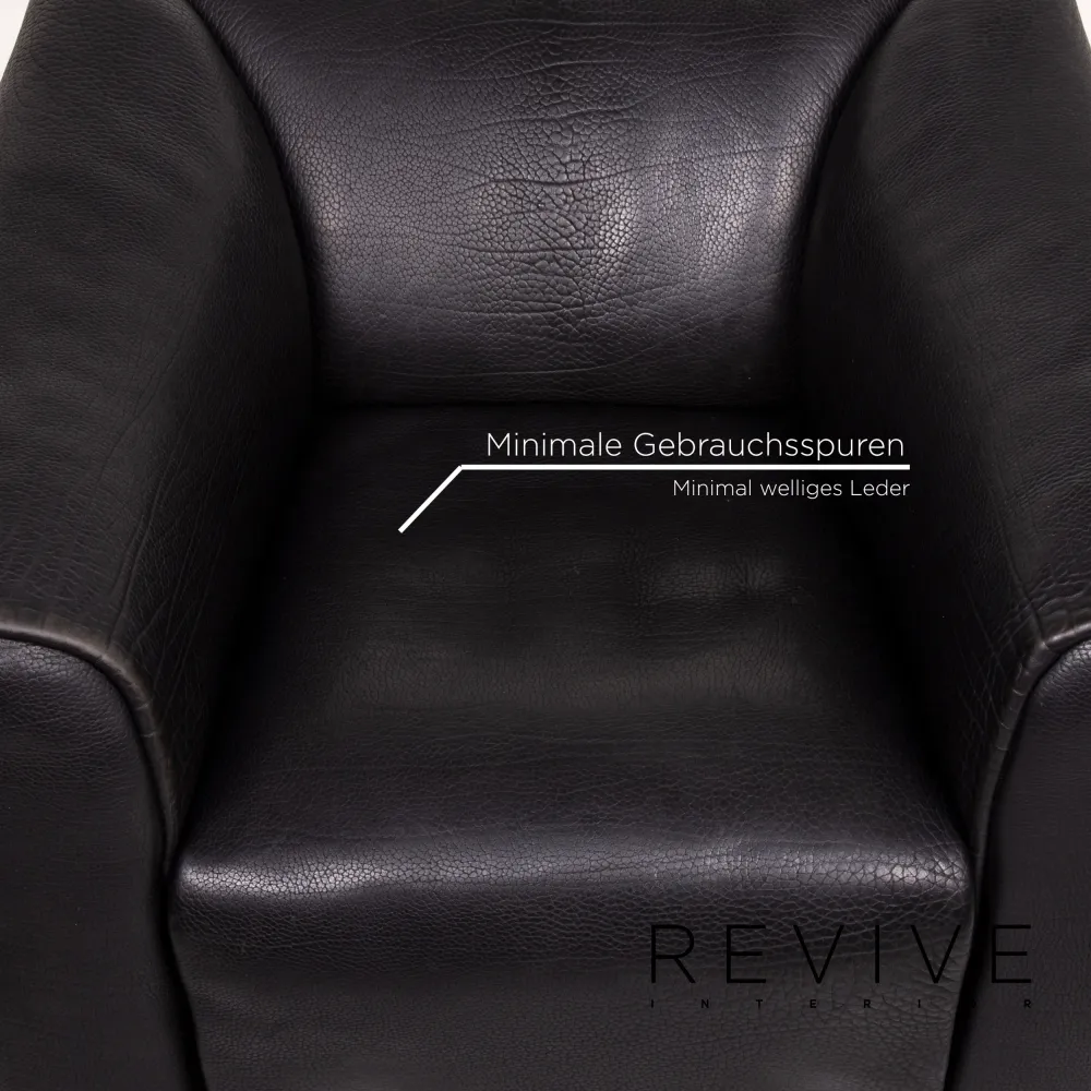 de Sede DS 47 Leder Sessel Schwarz #14552