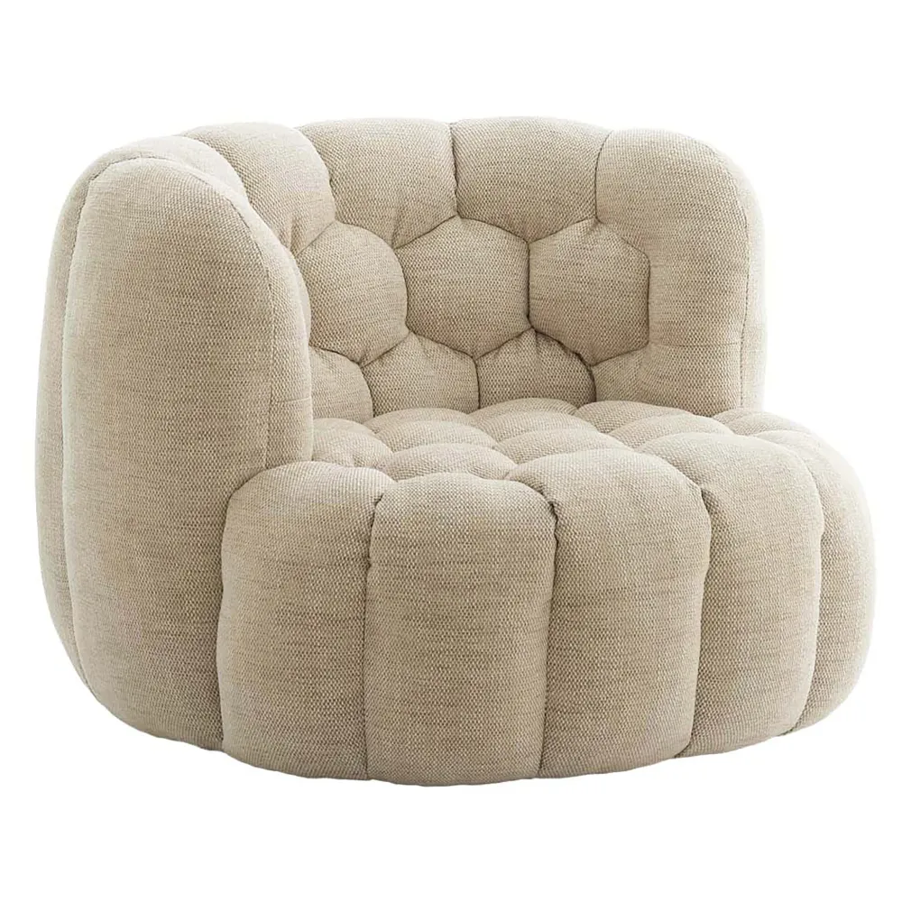 Sessel AMARA crème 100x98x72cm