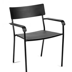 Sessel August stapelbar schwarz SERAX