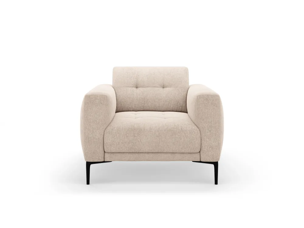 Sessel BEMY sandfarbener Chenille