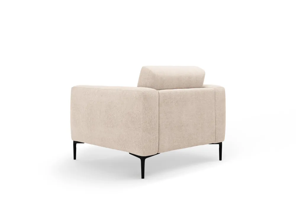 Sessel BEMY sandfarbener Chenille