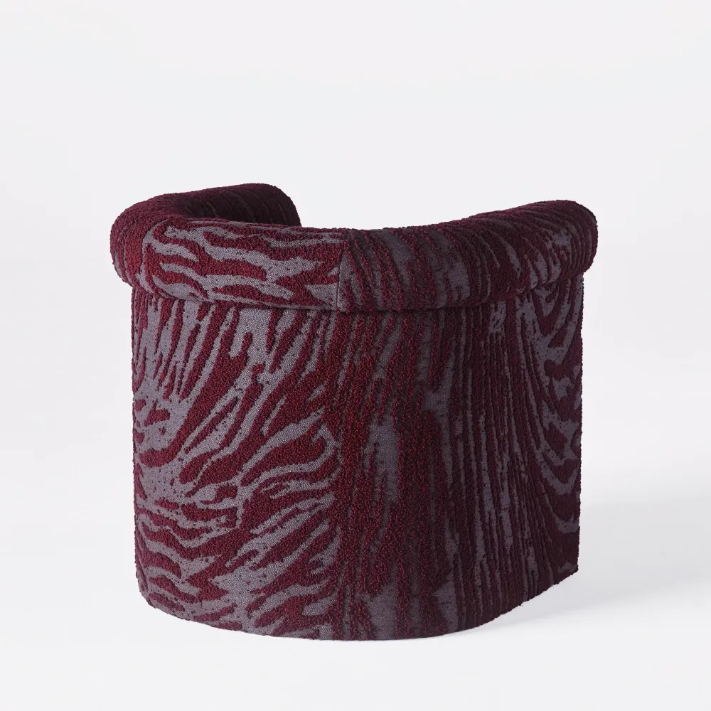 Sessel DECADENT burgunder Boucle