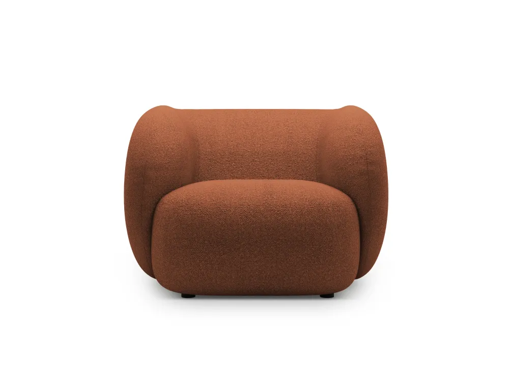 Sessel KATE terrakotta Boucle