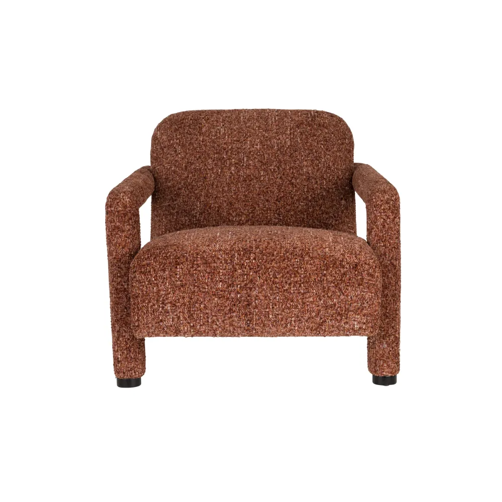 Sessel KENT bordeauxrot mit Rot