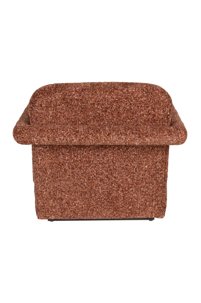 Sessel KENT bordeauxrot mit Rot