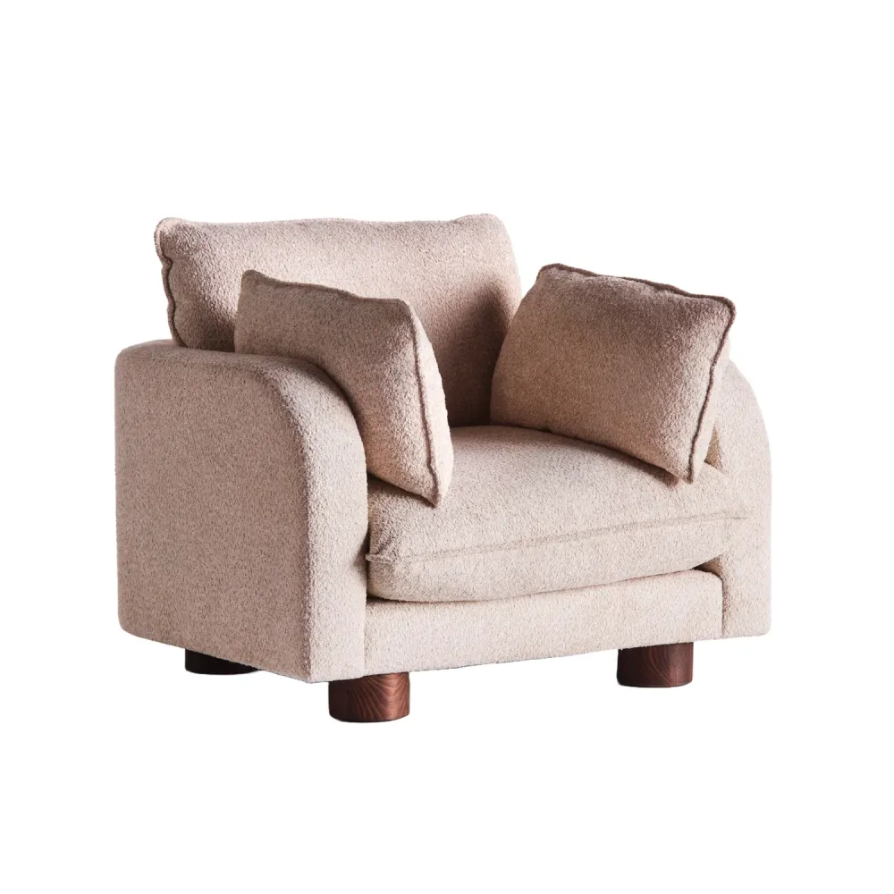 Sessel MILES beige Boucle