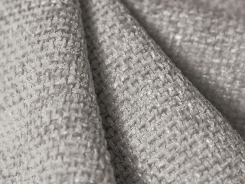 Sessel MILEY graues Chenille seidig
