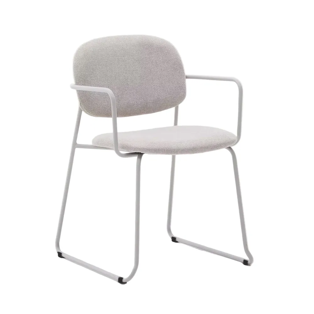 Sessel mit Armlehnen MELI grau-beige