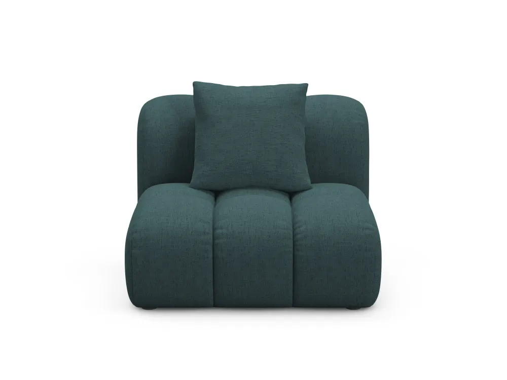 Sessel / Modul ASTRO türkisfarbener Chenille