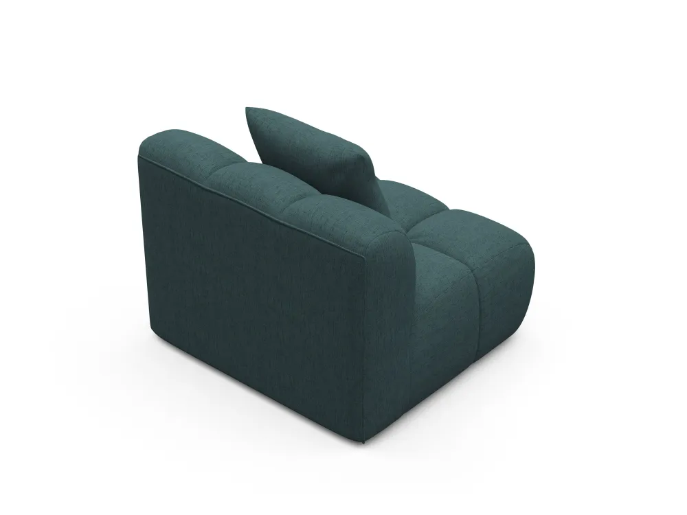 Sessel / Modul ASTRO türkisfarbener Chenille