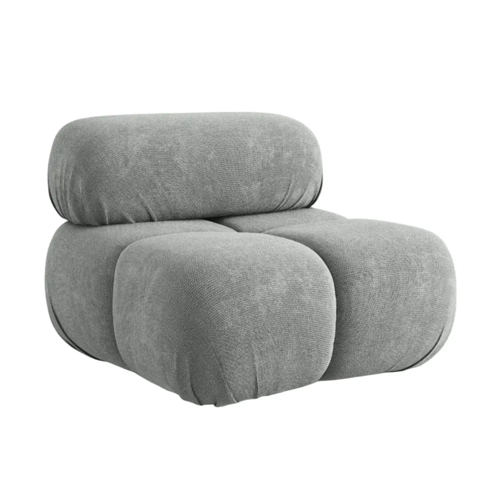 Sessel / Modul LOKUA graues Chenille