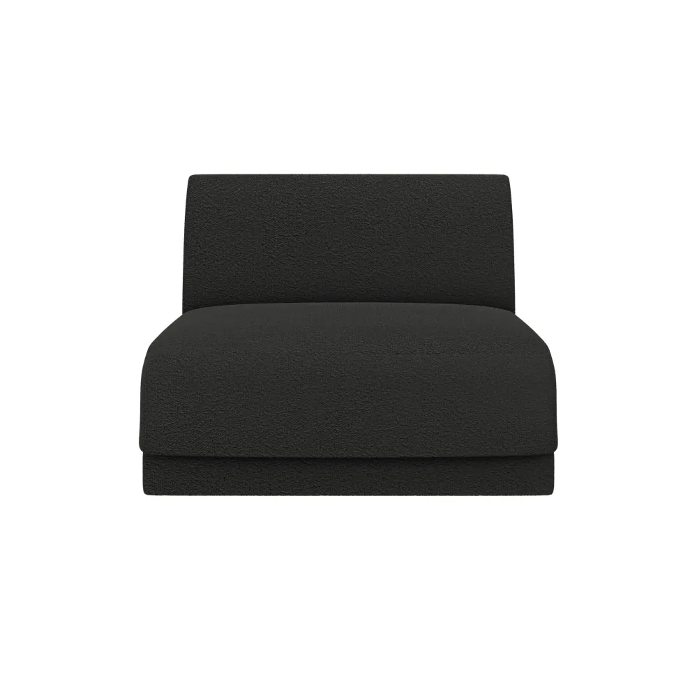 Sessel / Modul MILEY schwarzes Boucle