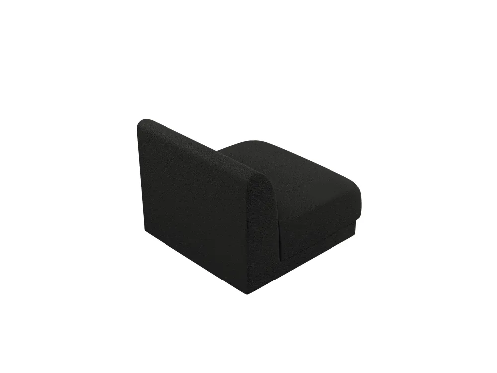 Sessel / Modul MILEY schwarzes Boucle
