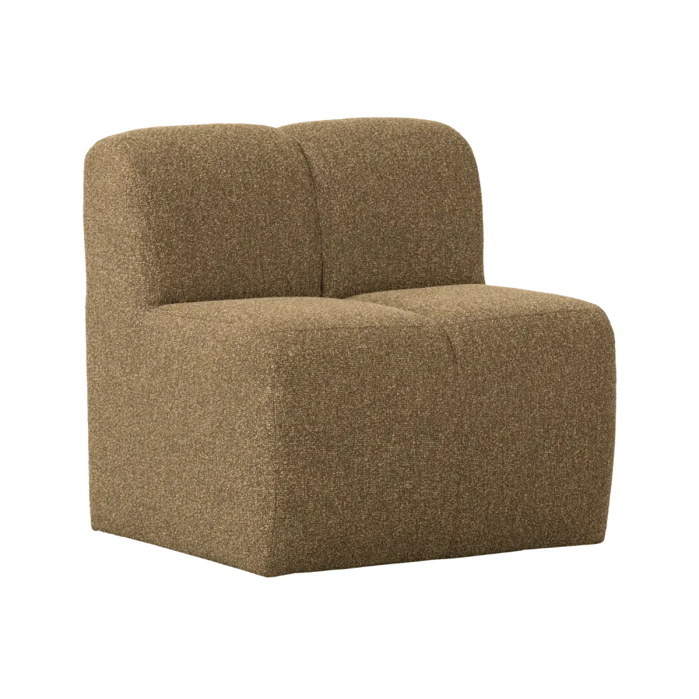 Sessel / Modul MOJO BENCH honigmelange Boucle