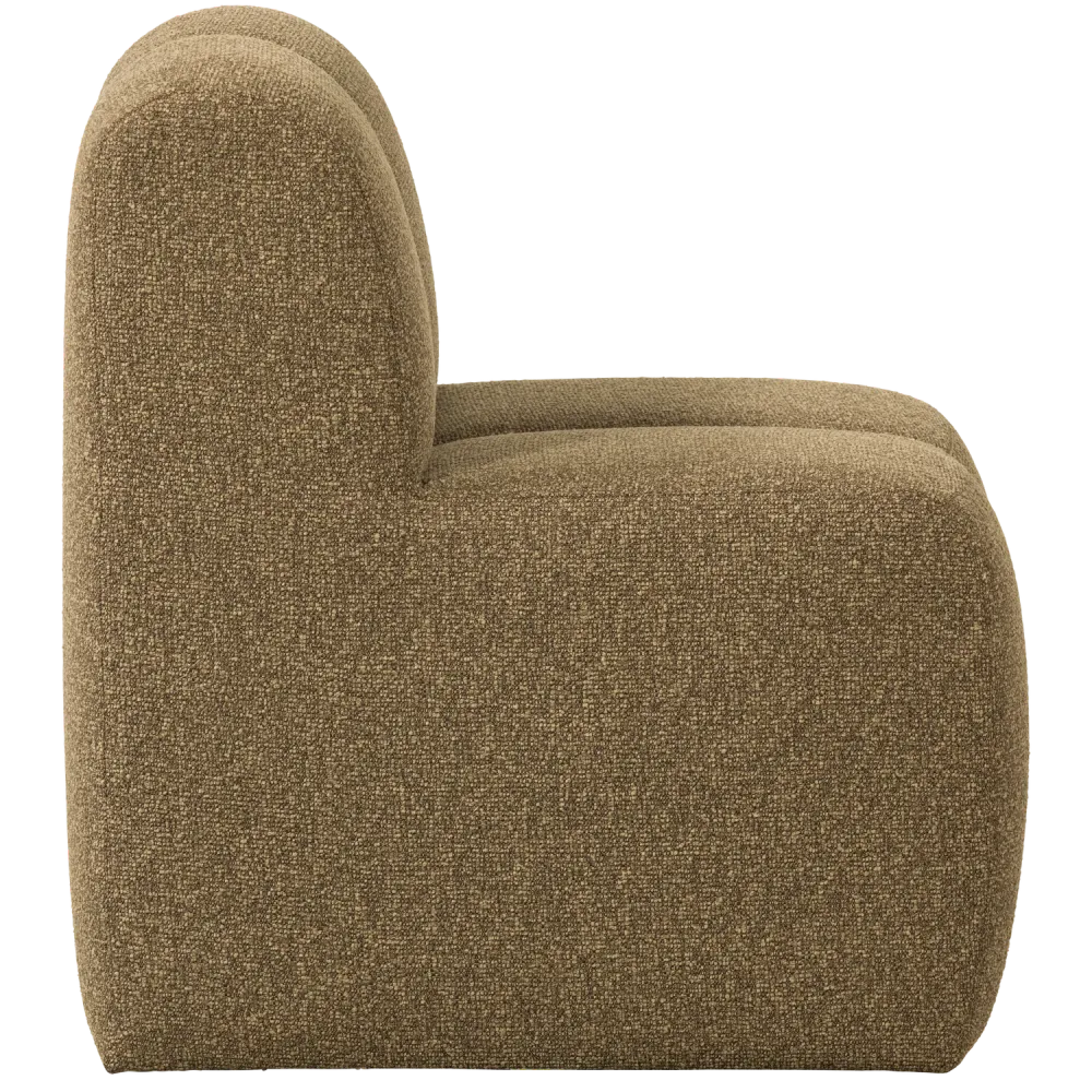 Sessel / Modul MOJO BENCH honigmelange Boucle