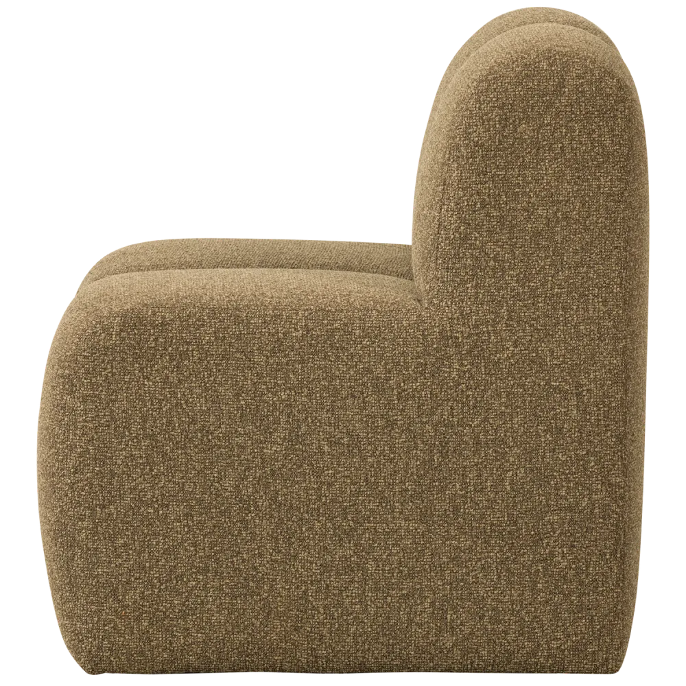 Sessel / Modul MOJO BENCH honigmelange Boucle