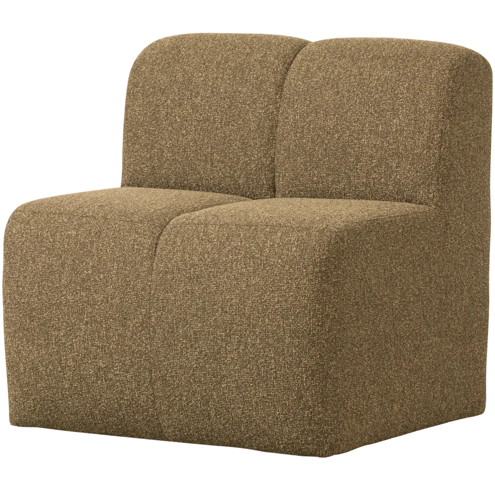 Sessel / Modul MOJO BENCH honigmelange Boucle