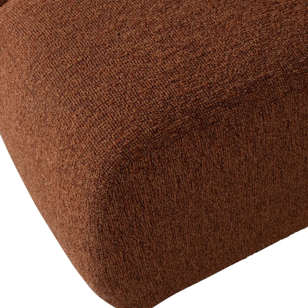 Sessel / Modul MOJO rostbraun Bouclé