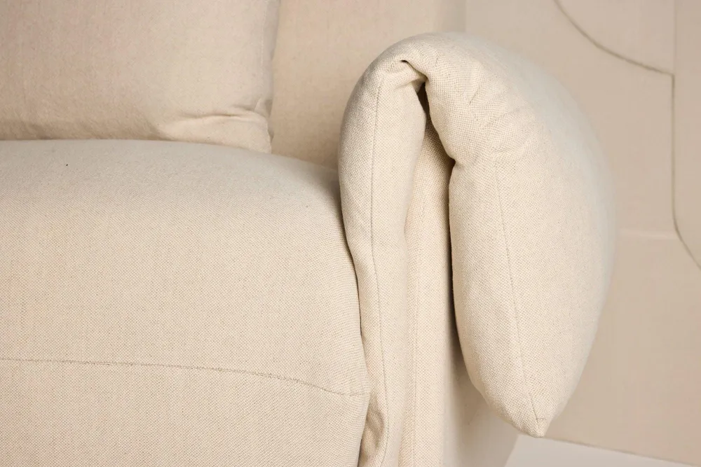 Sessel Mollösund aus Leinen - Beige