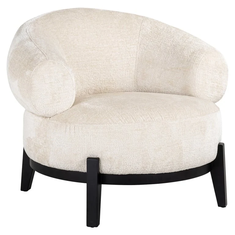 Sessel Montana white chenille (Bergen 900 white chenille)