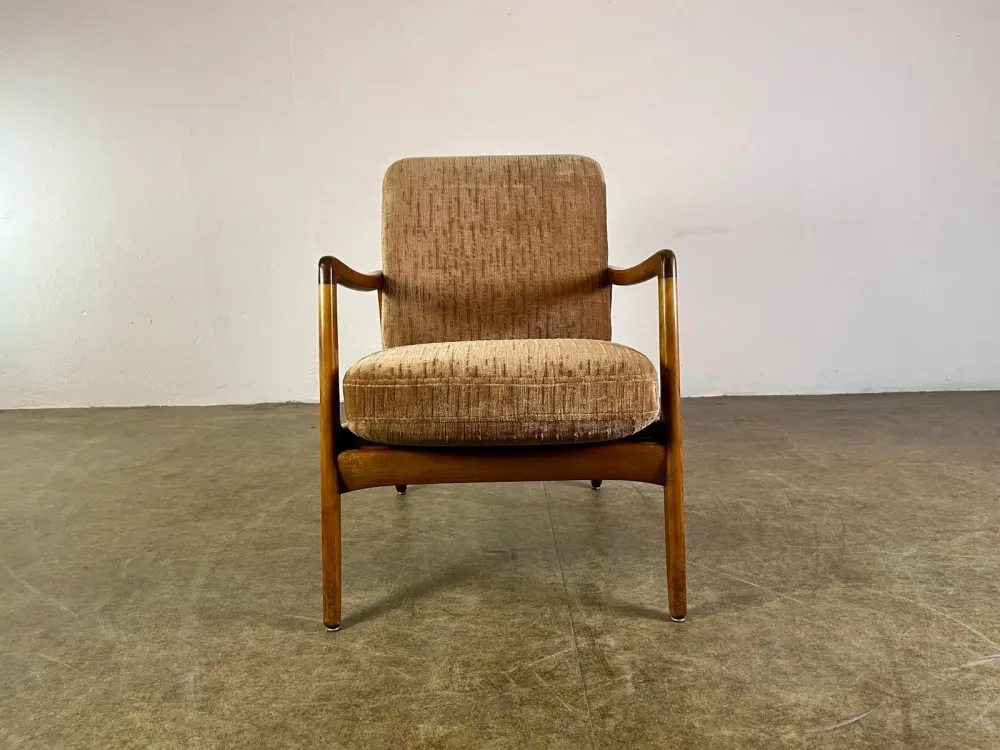 Sessel Ole Wanscher FD-109 Mid Century France & Daverkosen