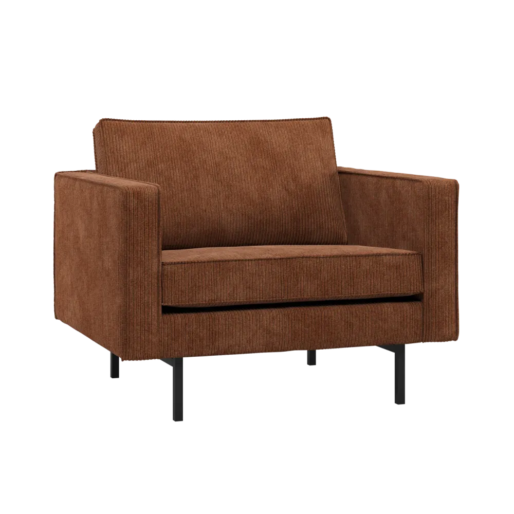 Sessel RODEO rostbraun Cord