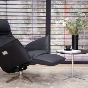 Sessel Safira inkl. Akku + Kissen Leder D Velvet gunmetal