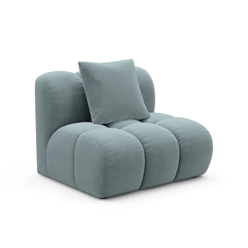 Sessel / Samtmodul ASTRO hellblau