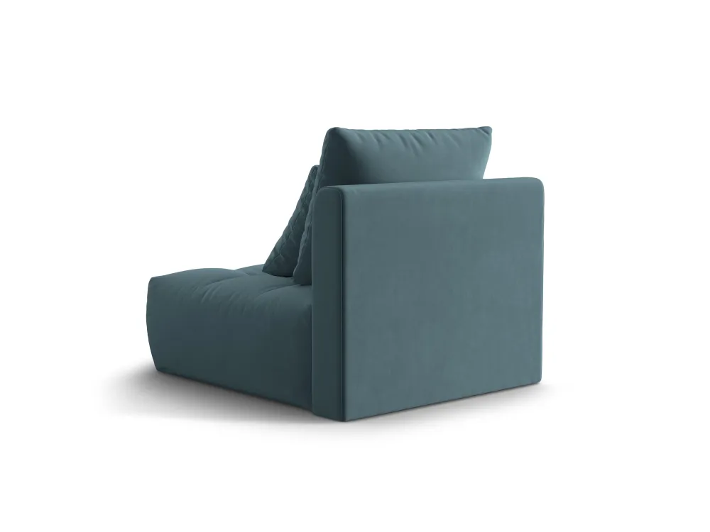 Sessel / Samtmodul BLOOM hellblau