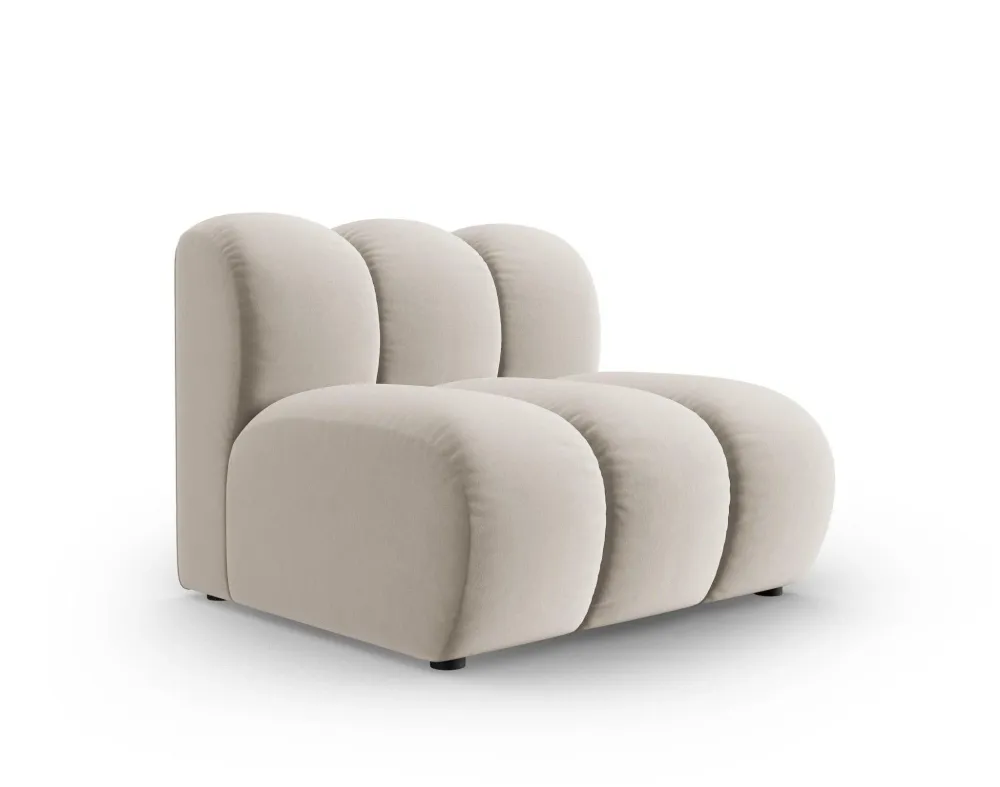 Sessel / Samtmodul LUPINE beige