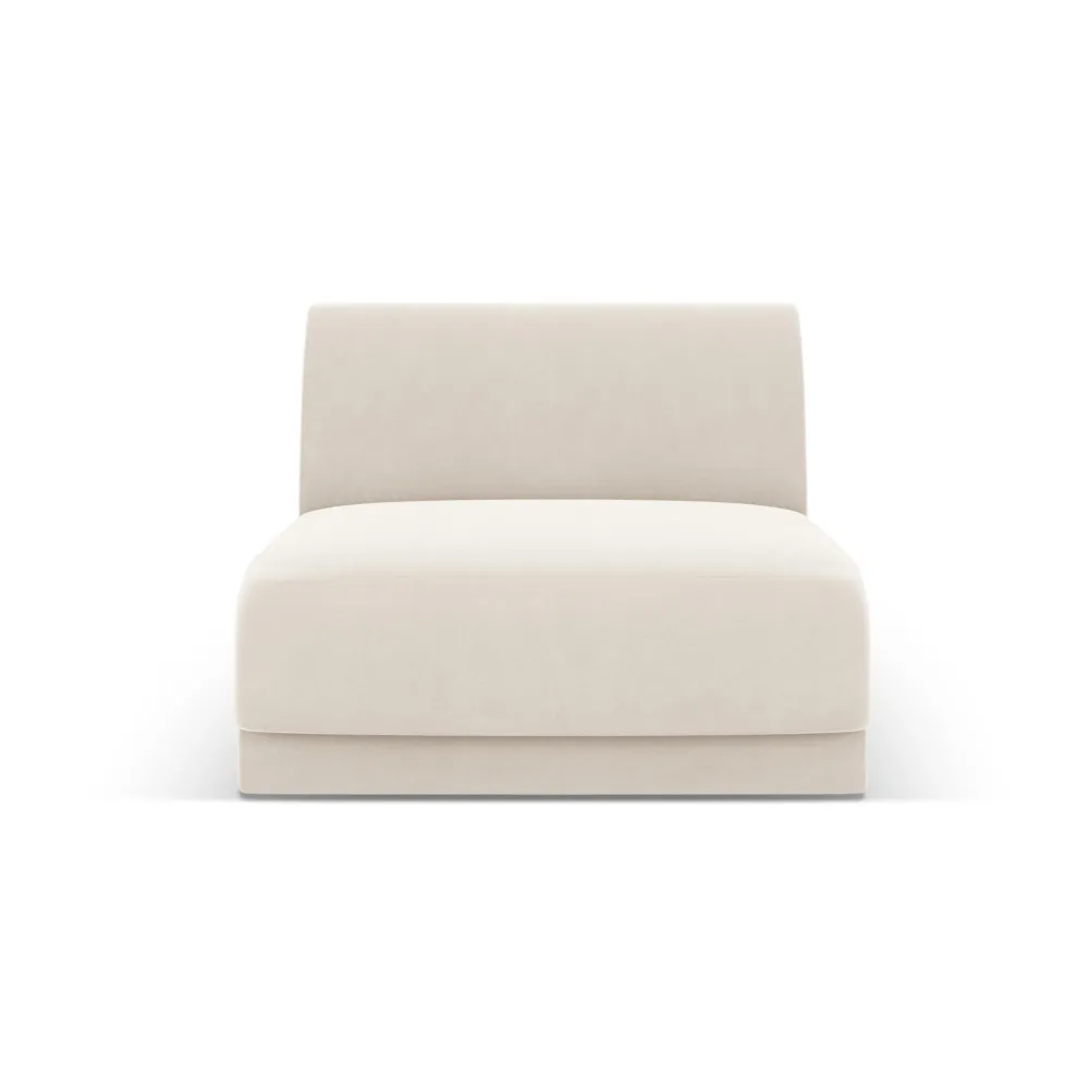 Sessel / Samtmodul MILEY hellbeige