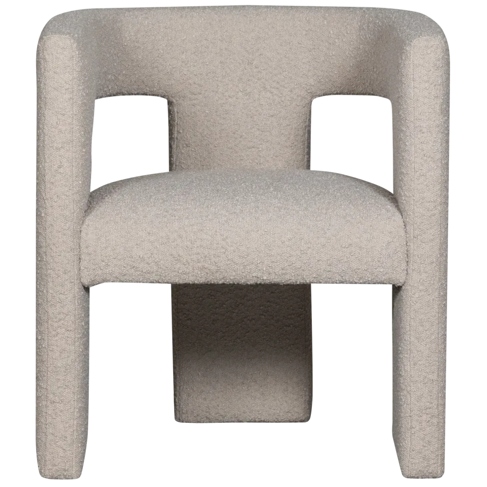 Sessel TIWA beige Bouclé