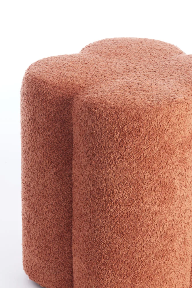 Sitzpouf NALANI 38x38x45cm terra