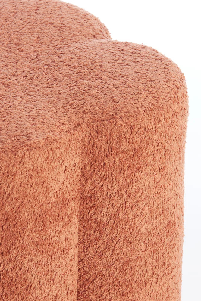 Sitzpouf NALANI 38x38x45cm terra