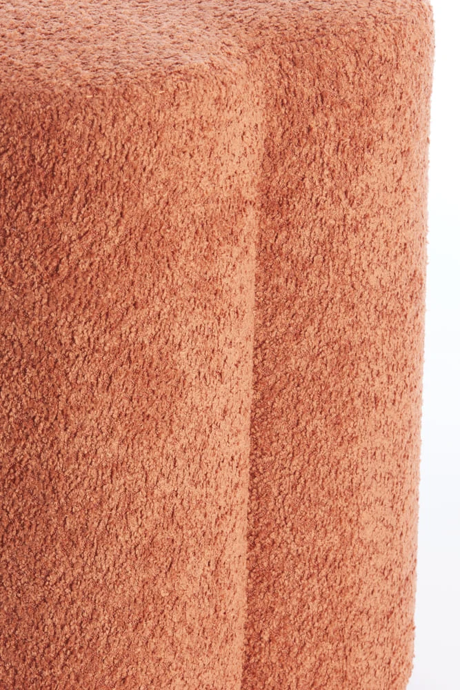 Sitzpouf NALANI 38x38x45cm terra
