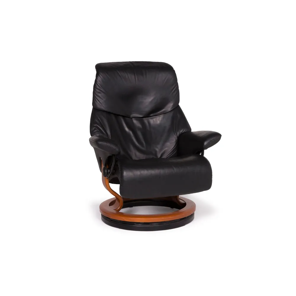 Stressless Leder Sessel Schwarz inkl. Relaxfunktion #11434