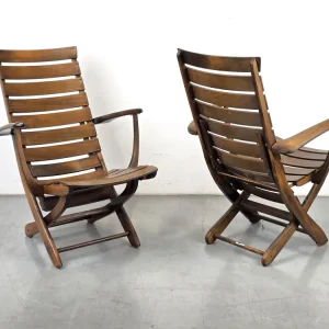 TRICONFORT SESSEL stuhl tv holz garten balkon holz vintage mid century