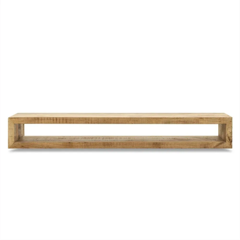 TV-Lowboard Max aus Mangoholz Hängend 220cm - Hellbraun