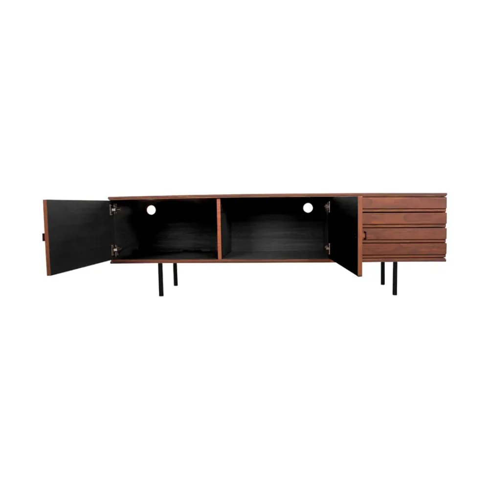 TV-Möbel - Calvin - Walnuss - 165 cm