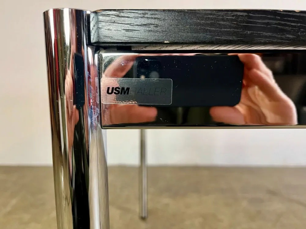 USM Haller Tisch Schreibtisch Eiche Beistelltisch Fritz Haller